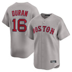 Silnrao B.Red Sox #16 Jarren Duran Player Gray Road Limited Home Game Stitched Jerseys1