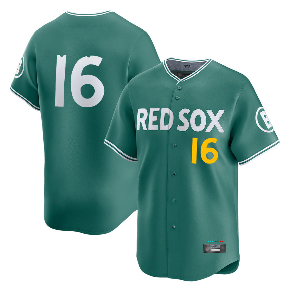 Silnrao B.Red Sox #16 Jarren Duran Player Green City Connect Limited Home Game Stitched Jerseys1