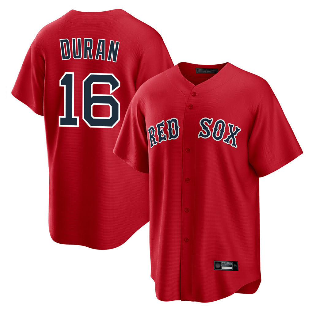 Silnrao B.Red Sox #16 Jarren Duran Player Red Home Game Stitched Jerseys1