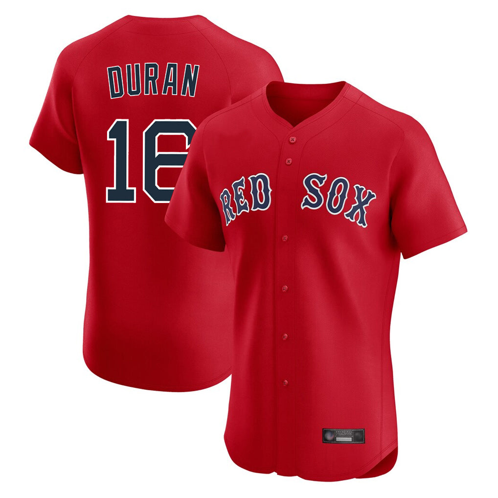 Silnrao B.Red Sox #16 Jarren Duran Player Red Limited Elite Home Game Stitched Jerseys1