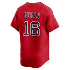 Silnrao B.Red Sox #16 Jarren Duran Player Red Limited Home Game Stitched Jerseys
