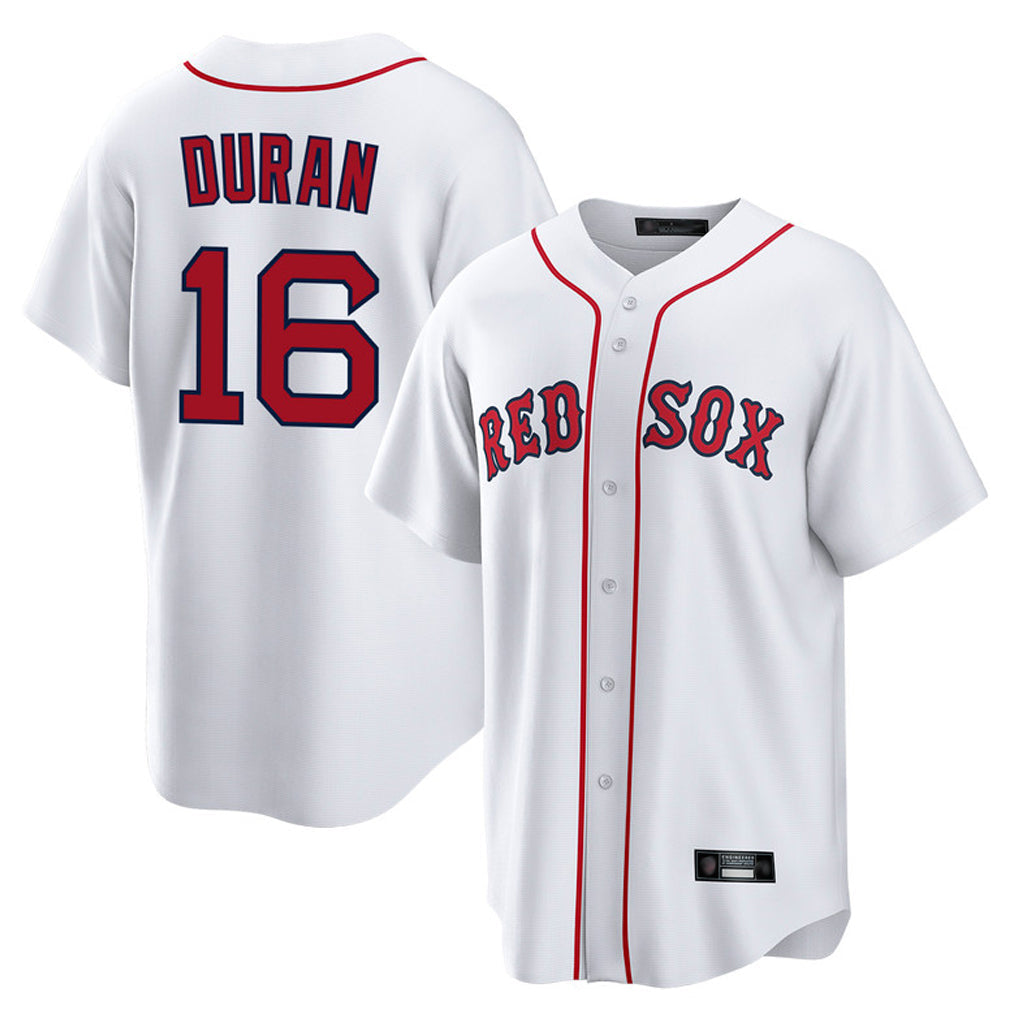 Silnrao B.Red Sox #16 Jarren Duran Player White Home Game Stitched Jerseys1