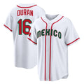 Silnrao B.Red Sox #16 Jarren Duran Player White Mexico 2026 World Classic Home Game Stitched Jerseys