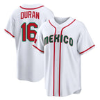Silnrao B.Red Sox #16 Jarren Duran Player White Mexico 2026 World Classic Home Game Stitched Jerseys