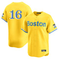 Silnrao B.Red Sox #16 Jarren Duran Player Yellow Limited Home Game Stitched Jerseys1