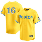 Silnrao B.Red Sox #16 Jarren Duran Player Yellow Limited Home Game Stitched Jerseys1