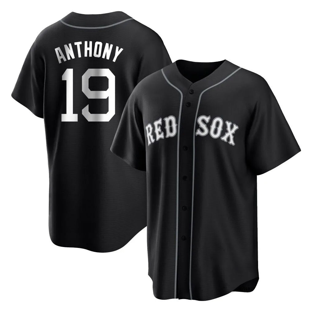 Silnrao B.Red Sox #19 Roman Anthony Player Black Home Game Stitched Jerseys