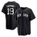 Silnrao B.Red Sox #19 Roman Anthony Player Black Home Game Stitched Jerseys