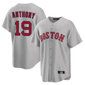 Silnrao B.Red Sox #19 Roman Anthony Player Gray Road Home Game Stitched Jerseys1
