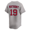 Silnrao B.Red Sox #19 Roman Anthony Player Gray Road Limited Home Game Stitched Jerseys