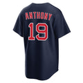 Silnrao B.Red Sox #19 Roman Anthony Player Navy Home Game Stitched Jerseys