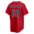 Silnrao B.Red Sox #19 Roman Anthony Player Red Home Game Stitched Jerseys