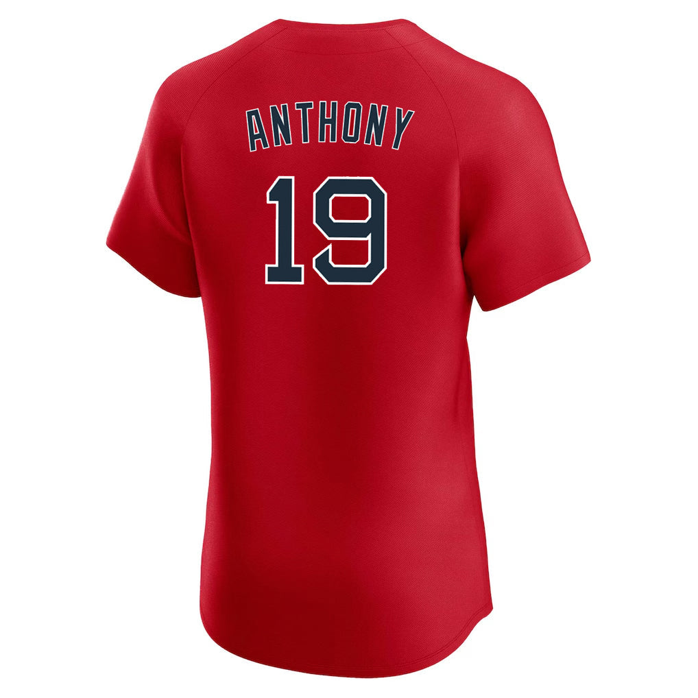 Silnrao B.Red Sox #19 Roman Anthony Player Red Limited Elite Home Game Stitched Jerseys