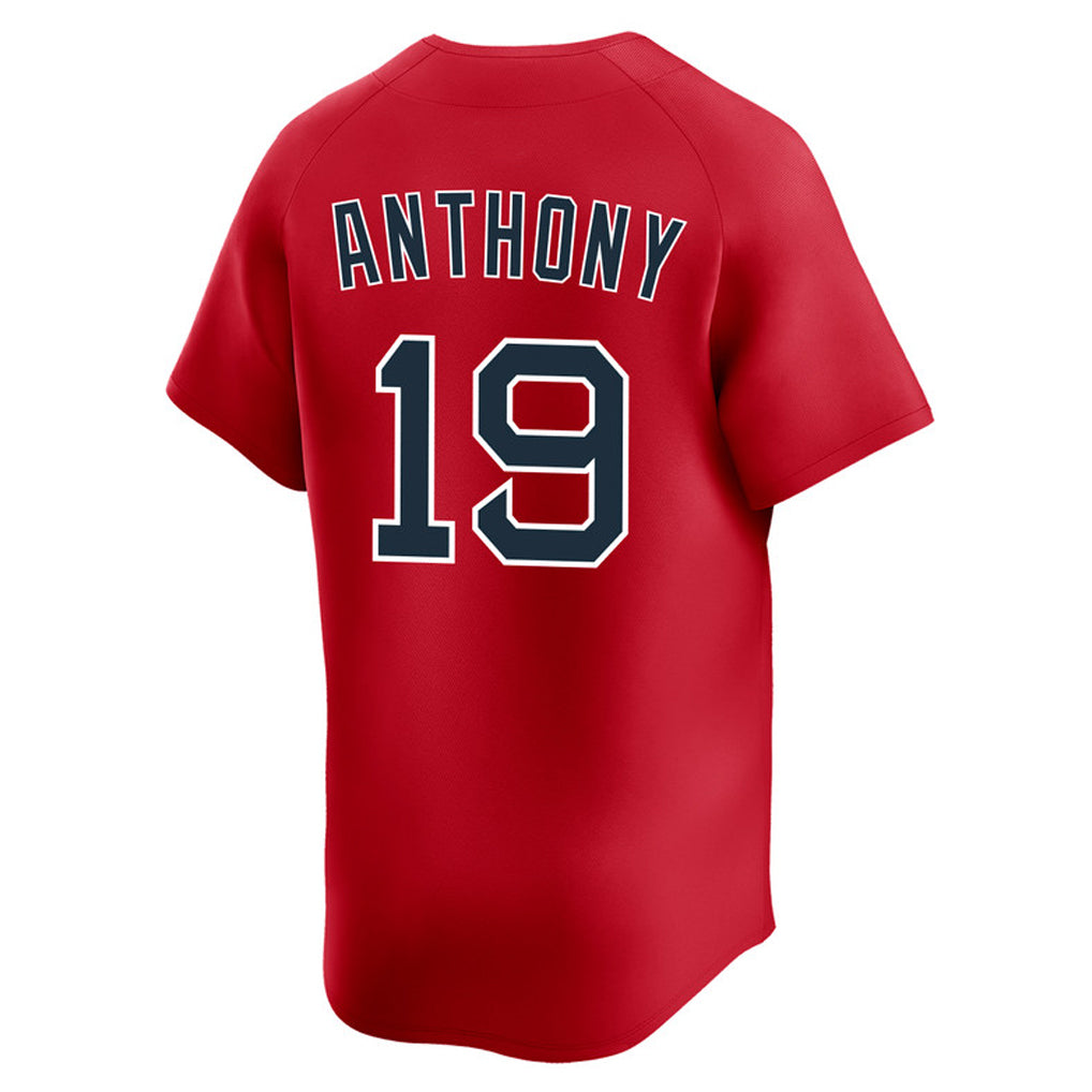 Silnrao B.Red Sox #19 Roman Anthony Player Red Limited Home Game Stitched Jerseys