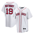 Silnrao B.Red Sox #19 Roman Anthony Player White Home Game Stitched Jerseys1