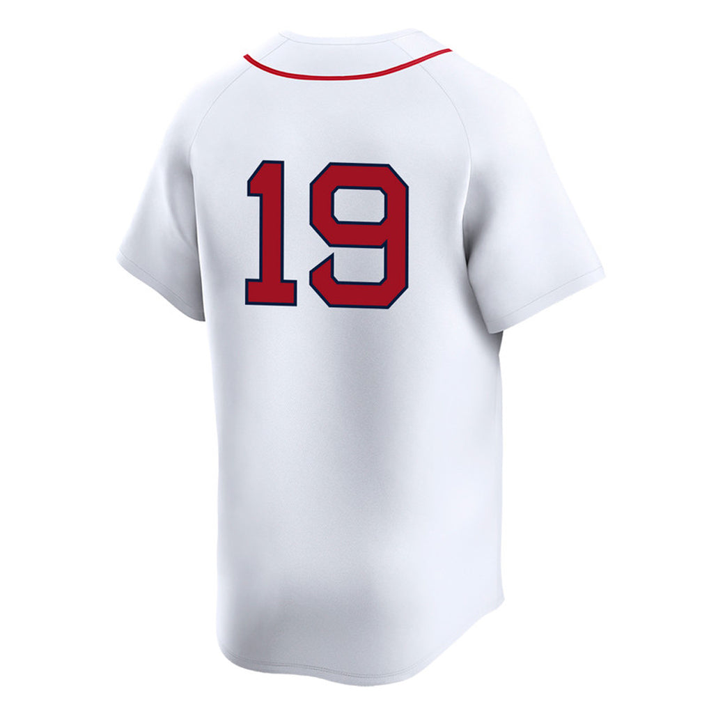Silnrao B.Red Sox #19 Roman Anthony Player White Limited Home Game Stitched Jerseys