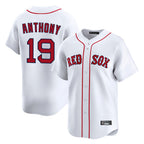 Silnrao B.Red Sox #19 Roman Anthony Player White Limited Home Game Stitched Jerseys1