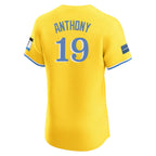 Silnrao B.Red Sox #19 Roman Anthony Player Yellow Limited Elite Home Game Stitched Jerseys