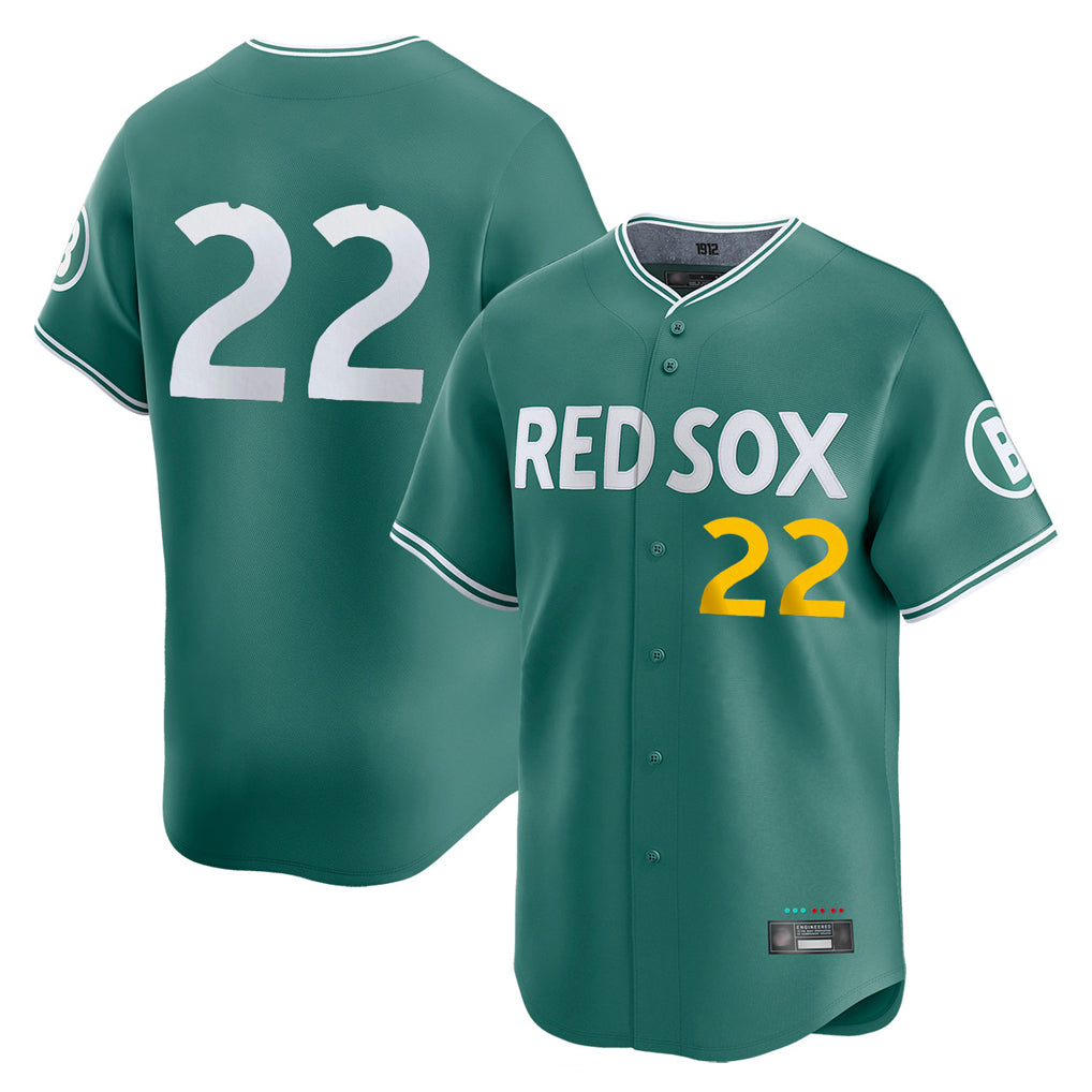 Silnrao B.Red Sox #22 Garrett Whitlock Player Green City Connect Limited Home Game Stitched Jerseys1