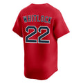 Silnrao B.Red Sox #22 Garrett Whitlock Player Red Limited Home Game Stitched Jerseys