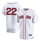Silnrao B.Red Sox #22 Garrett Whitlock Player White Limited Home Game Stitched Jerseys1