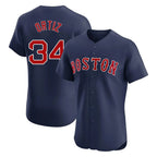 Silnrao B.Red Sox #34 David Ortiz Player Navy Limited Elite Home Game Stitched Jerseys1