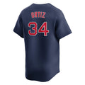 Silnrao B.Red Sox #34 David Ortiz Player Navy Limited Home Game Stitched Jerseys