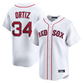 Silnrao B.Red Sox #34 David Ortiz Player White Limited Home Game Stitched Jerseys1