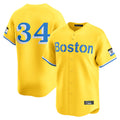 Silnrao B.Red Sox #34 David Ortiz Player Yellow Limited Home Game Stitched Jerseys1