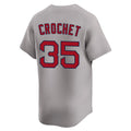 Silnrao B.Red Sox #35 Garrett Crochet Player Gray Road Limited Home Game Stitched Jerseys