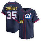 Silnrao B.Red Sox #35 Garrett Crochet Player Navy American League All-Star Edition Game Stitched Jerseys