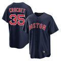 Silnrao B.Red Sox #35 Garrett Crochet Player Navy Home Game Stitched Jerseys1