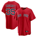 Silnrao B.Red Sox #35 Garrett Crochet Player Red Home Game Stitched Jerseys1