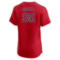 Silnrao B.Red Sox #35 Garrett Crochet Player Red Limited Elite Home Game Stitched Jerseys