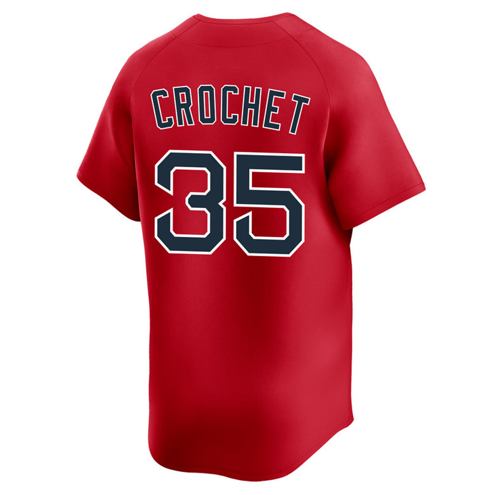 Silnrao B.Red Sox #35 Garrett Crochet Player Red Limited Home Game Stitched Jerseys