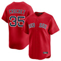 Silnrao B.Red Sox #35 Garrett Crochet Player Red Limited Home Game Stitched Jerseys1