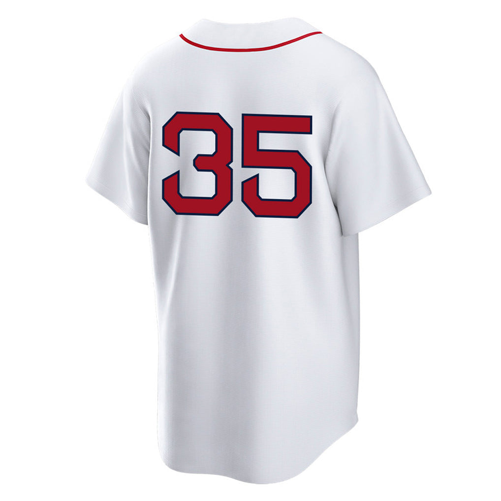 Silnrao B.Red Sox #35 Garrett Crochet Player White Home Game Stitched Jerseys