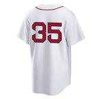 Silnrao B.Red Sox #35 Garrett Crochet Player White Home Game Stitched Jerseys