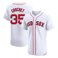 Silnrao B.Red Sox #35 Garrett Crochet Player White Limited Elite Home Game Stitched Jerseys1