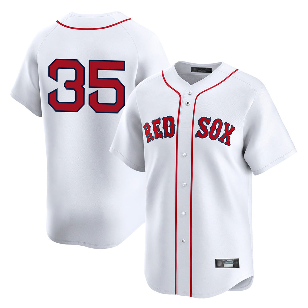 Silnrao B.Red Sox #35 Garrett Crochet Player White Limited Home Game Stitched Jerseys1