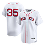 Silnrao B.Red Sox #35 Garrett Crochet Player White Limited Home Game Stitched Jerseys1