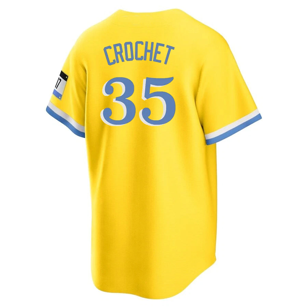 Silnrao B.Red Sox #35 Garrett Crochet Player Yellow Home Game Stitched Jerseys