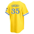 Silnrao B.Red Sox #35 Garrett Crochet Player Yellow Home Game Stitched Jerseys