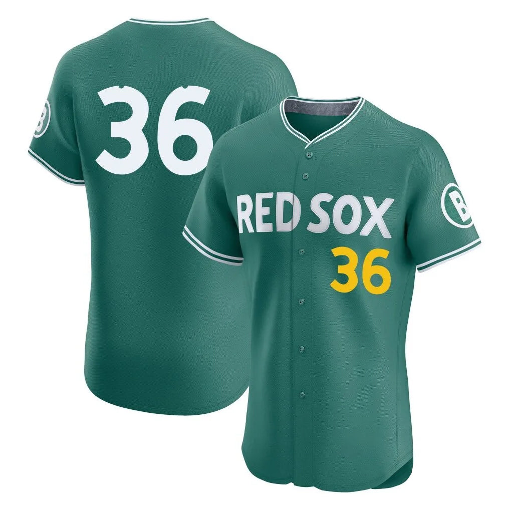 Silnrao B.Red Sox #36 Triston Casas Player Green City Connect Limited Elite Home Game Stitched Jerseys1