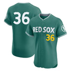 Silnrao B.Red Sox #36 Triston Casas Player Green City Connect Limited Elite Home Game Stitched Jerseys1