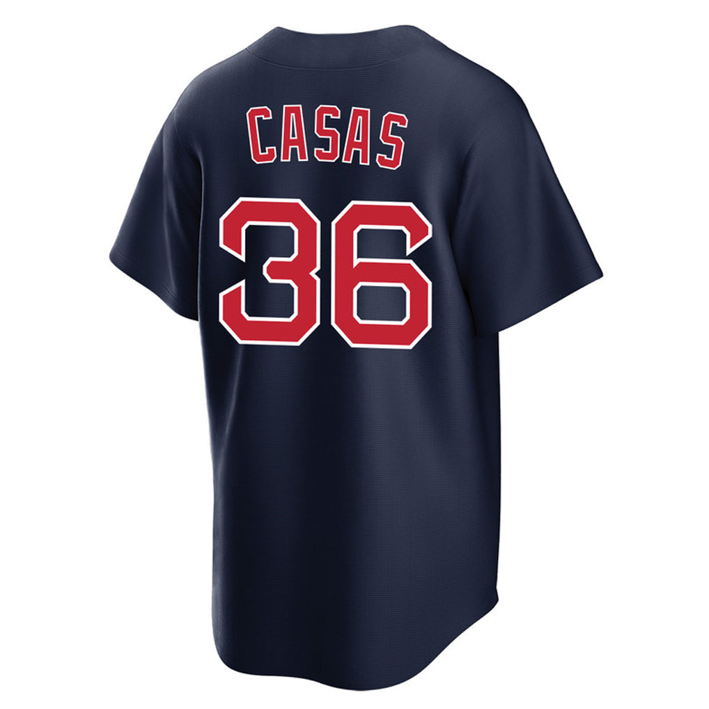 Silnrao B.Red Sox #36 Triston Casas Player Navy Home Game Stitched Jerseys