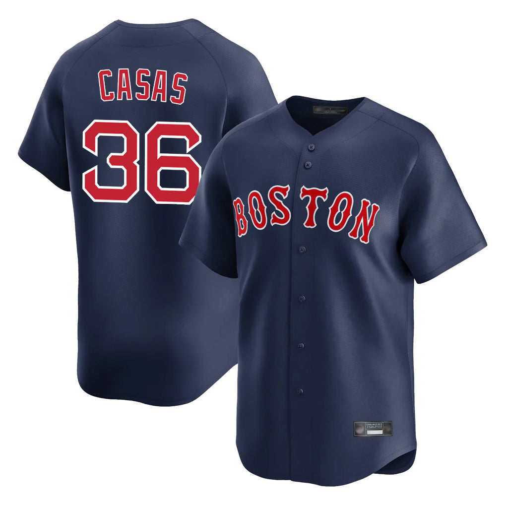 Silnrao B.Red Sox #36 Triston Casas Player Navy Limited Home Game Stitched Jerseys1