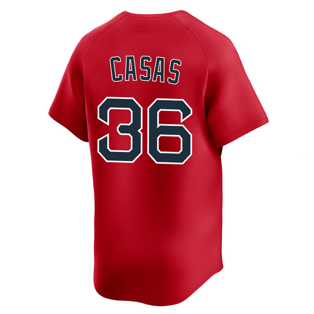 Silnrao B.Red Sox #36 Triston Casas Player Red Limited Home Game Stitched Jerseys