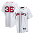 Silnrao B.Red Sox #36 Triston Casas Player White Home Game Stitched Jerseys1