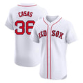 Silnrao B.Red Sox #36 Triston Casas Player White Limited Elite Home Game Stitched Jerseys1